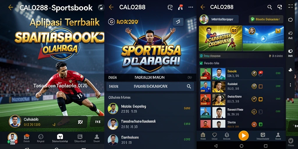 Tampilan screenshot utama CALO288 menampilkan antarmuka taruhan olahraga yang menarik.