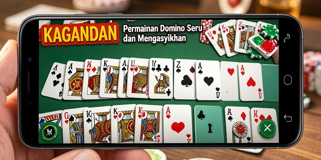 Screenshot gameplay KAGANDAN yang penuh keseruan Domino.