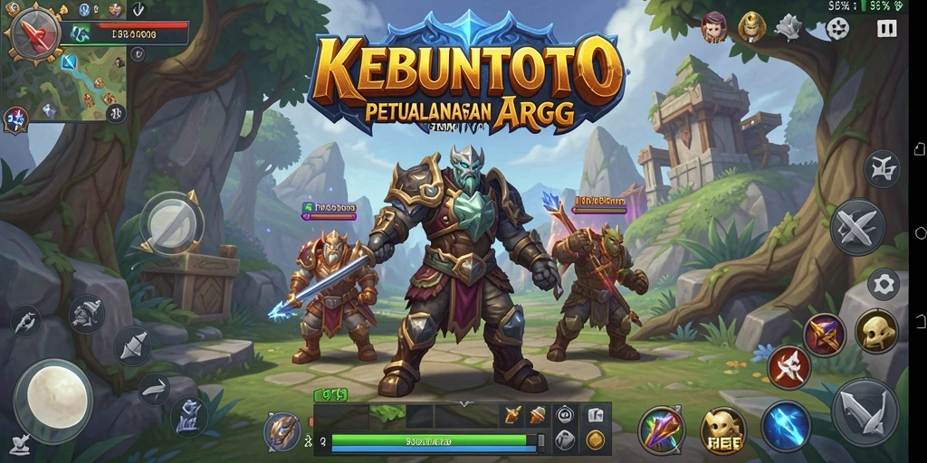 Tampilan gameplay seru KEBUNTOTO dalam aksi ARPG.