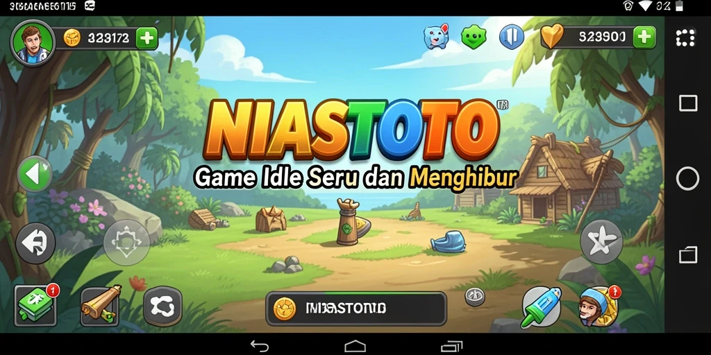 Gameplay seru NIASTOTO dengan karakter aktif.