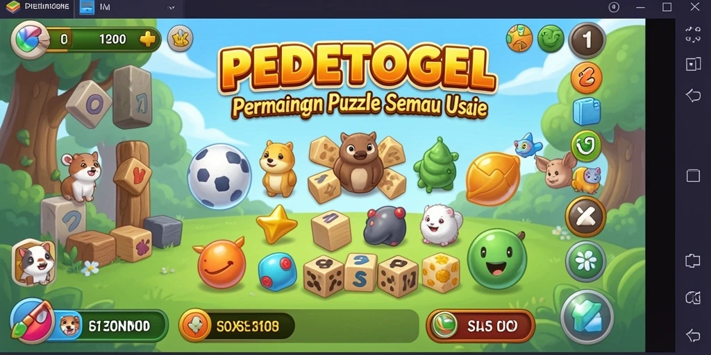 Tampilan gameplay PEDETOGEL yang menantang dan interaktif.