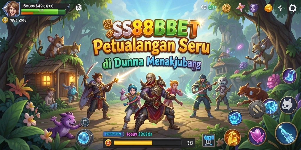 Gameplay seru dan menakjubkan dari SS88BET di layar.
